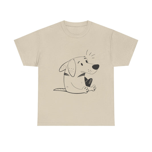 Cartoon Honden T-shirt - jvrmonkeydesign #