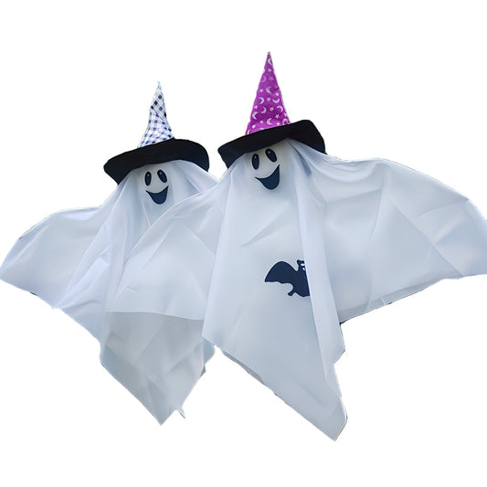 White Bat Halloween Decoration Set (2pcs)-0