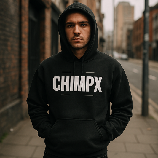 Chimpx Essential Hoodie - jvrmonkeydesign #