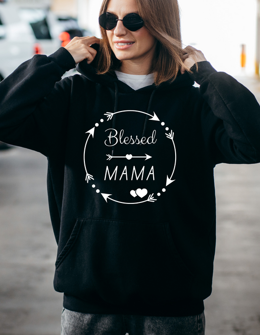 💖 Blessed Mama Hoodie – Zacht, stijlvol en met liefde gedragen - jvrmonkeydesign #