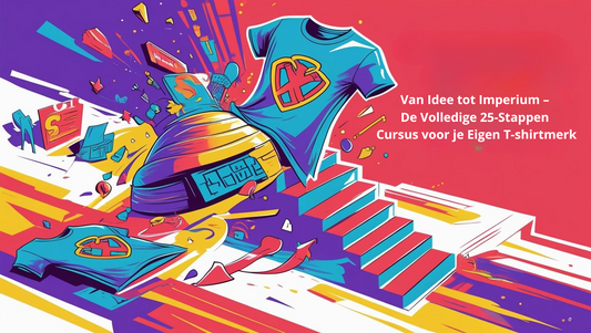 Van Idee tot Imperium – De Volledige 25-Stappen Cursus voor je Eigen T-shirtmerk - jvrmonkeydesign #