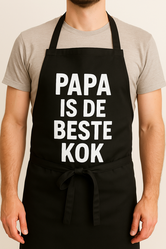 👨🍳 Schort “Papa is de Beste Kok” – Het ultieme cadeau voor de keukenkoning - jvrmonkeydesign #