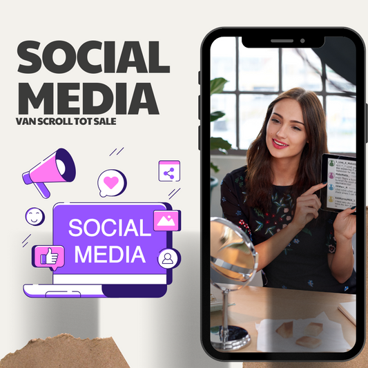 Beschrijving van de cursus: Social Media – Van Scroll tot Sale - jvrmonkeydesign #