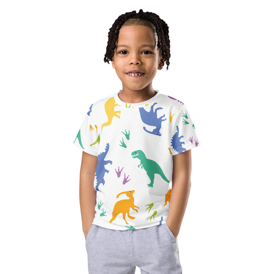 Kinder T-shirt ‘Dino Parade’ - jvrmonkeydesign #