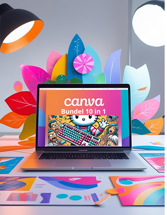 10-in-1 Canva Template Bundel – Bewerkbare Templates voor Fashion, Creators & Webshops - jvrmonkeydesign #