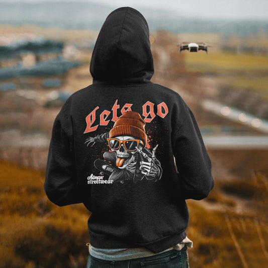 Let's Go" Hoodie – Chimpx Streetwear Edition - jvrmonkeydesign #