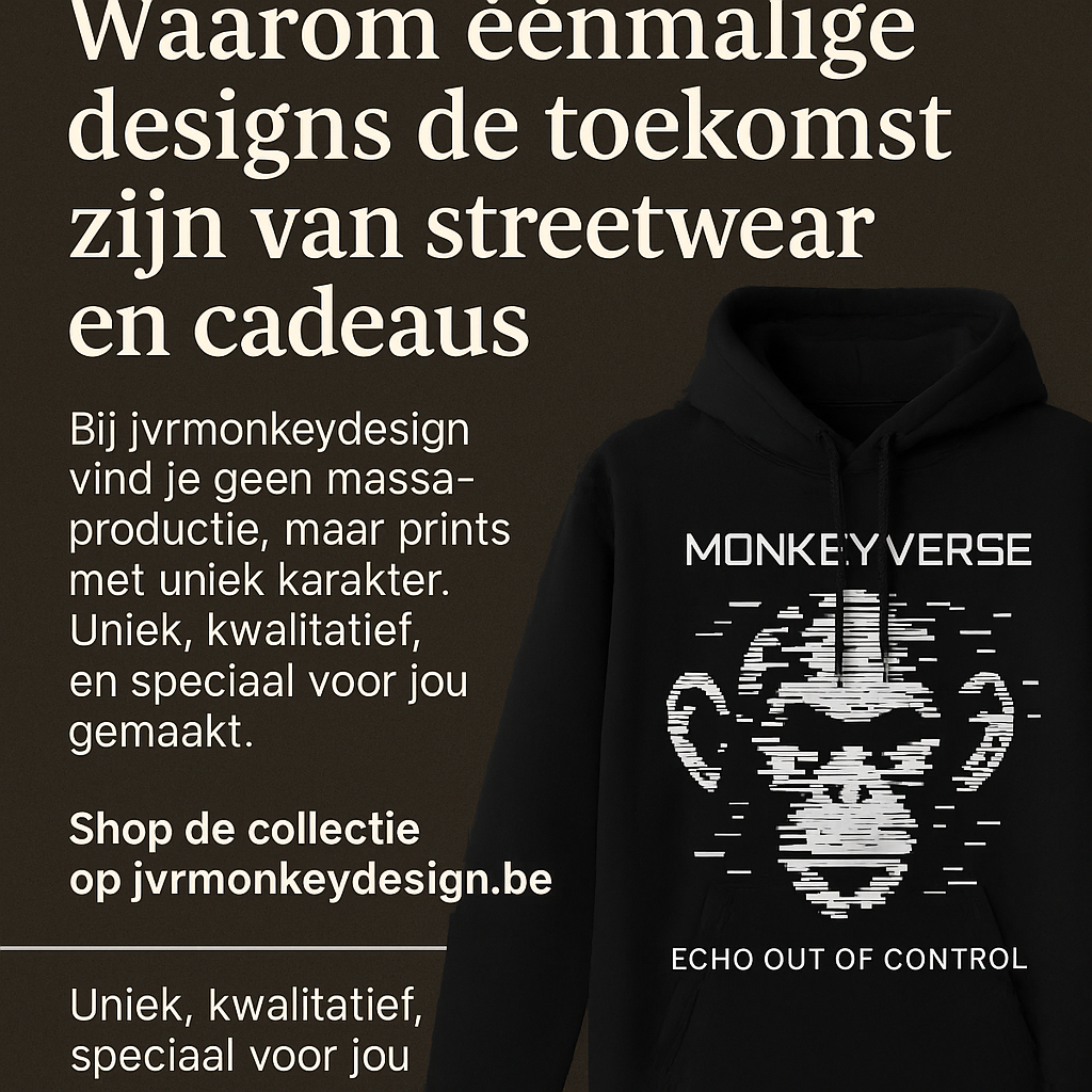 Waarom Eénmalige Designs de Toekomst Zijn van Streetwear en Cadeaus