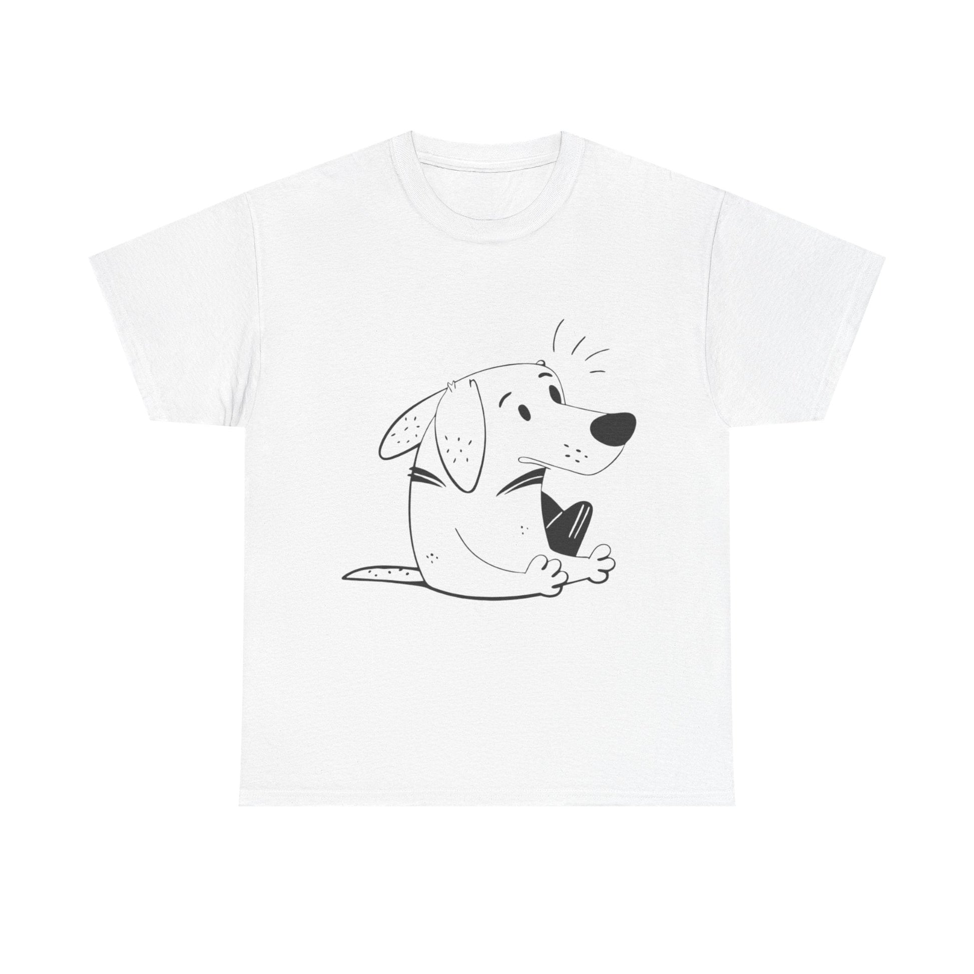 Cartoon Honden T-shirt - jvrmonkeydesign #