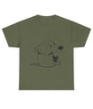 Cartoon Honden T-shirt - jvrmonkeydesign #