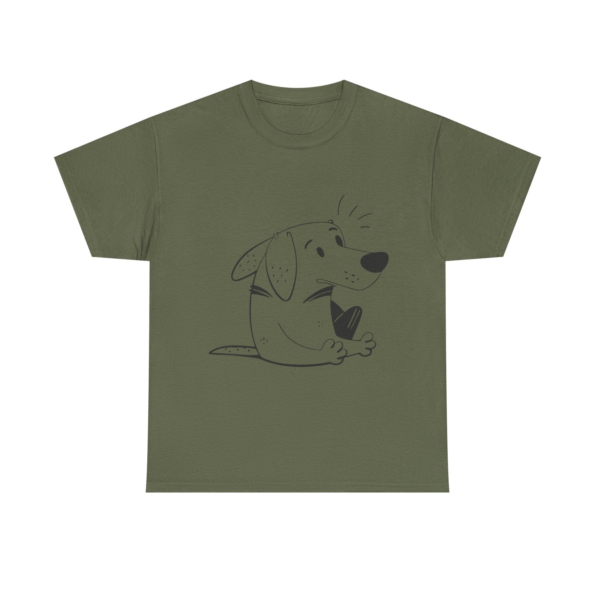 Cartoon Honden T-shirt - jvrmonkeydesign #