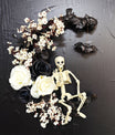 Gotische Halloween Krans met Schedel – 45 cm Deurdecoratie