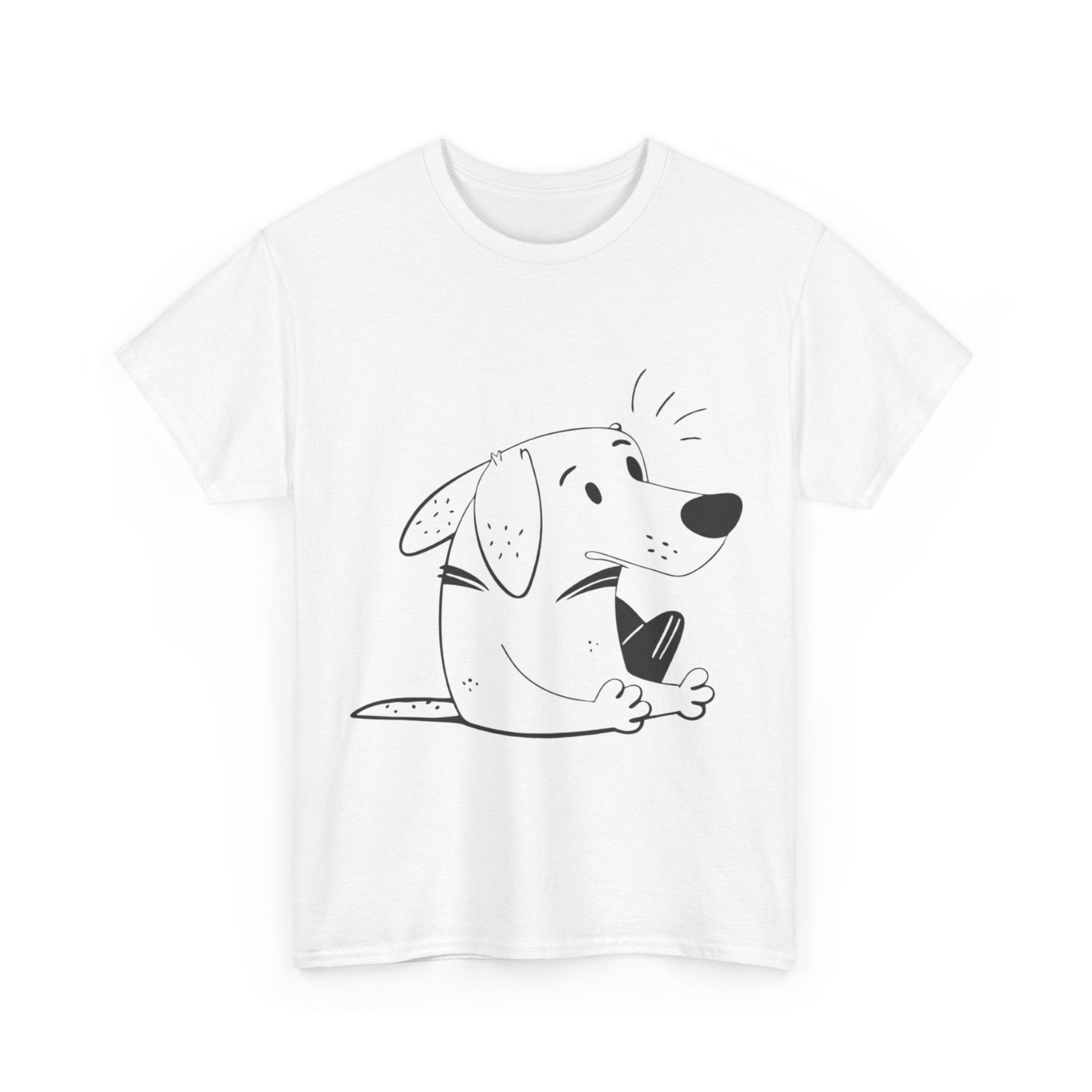 Cartoon Honden T-shirt - jvrmonkeydesign #