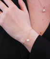 Mother of Pearl Trio Set - Roségoud en kristal - jvrmonkeydesign #