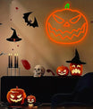 Halloween Neon Sign – Pompoen & Spook Ontwerp
