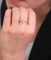 Elise Ring - Roségoud en kristal - jvrmonkeydesign #
