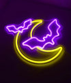 Halloween Neon Sign – Pompoen & Spook Ontwerp