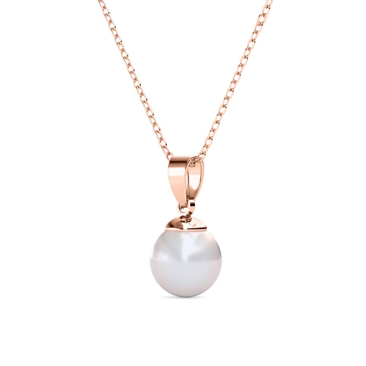 Mother of Pearl Trio Set - Roségoud en kristal - jvrmonkeydesign #