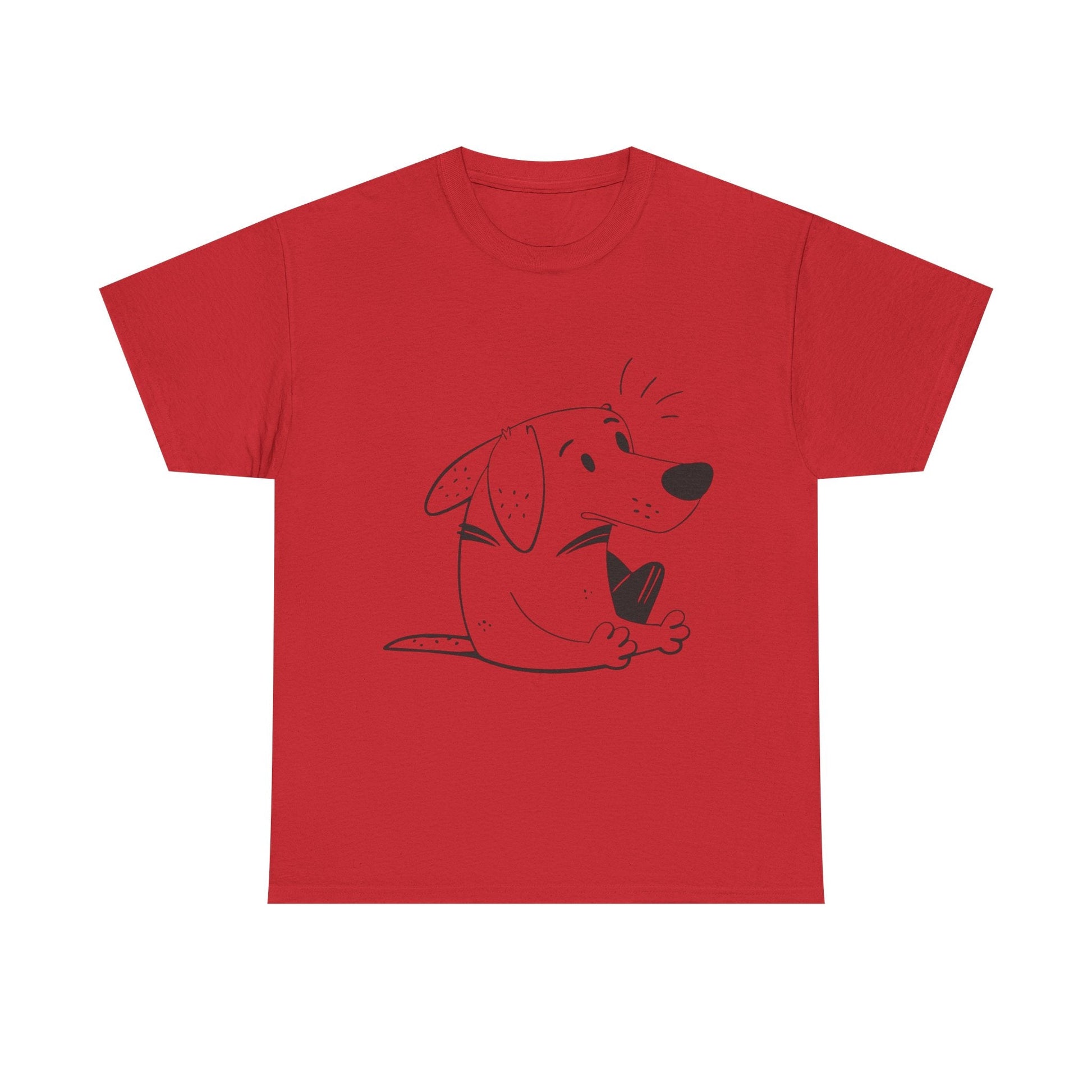 Cartoon Honden T-shirt - jvrmonkeydesign #