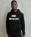 8400-hoodie nie me oes -oostende-zwart