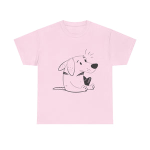 Cartoon Honden T-shirt - jvrmonkeydesign #