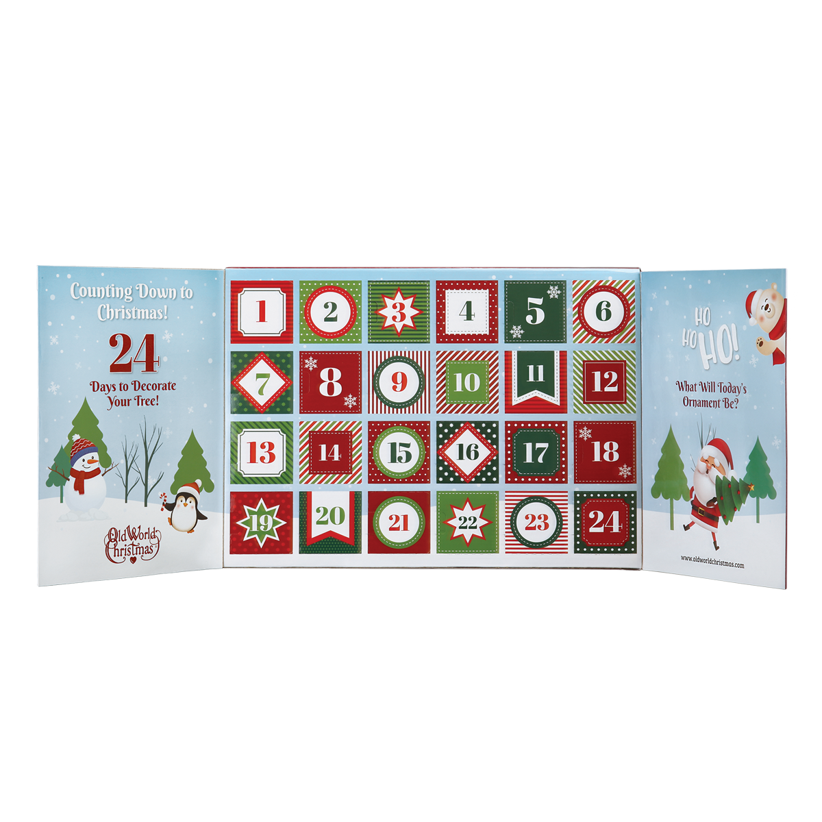 Ornament Adventskalender – 24-delig Feestelijk Aftellen