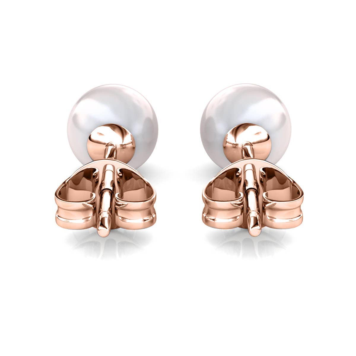 Mother of Pearl Trio Set - Roségoud en kristal - jvrmonkeydesign #