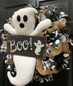 Schattige Halloween Spookjes Krans – Handgemaakt & Kleurrijk