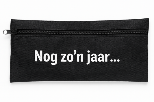 Pennenzak – met naam of quote - jvrmonkeydesign #