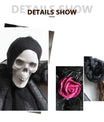 Handgemaakte Halloween Deurkrans met Schedel – Spooky Decoratie