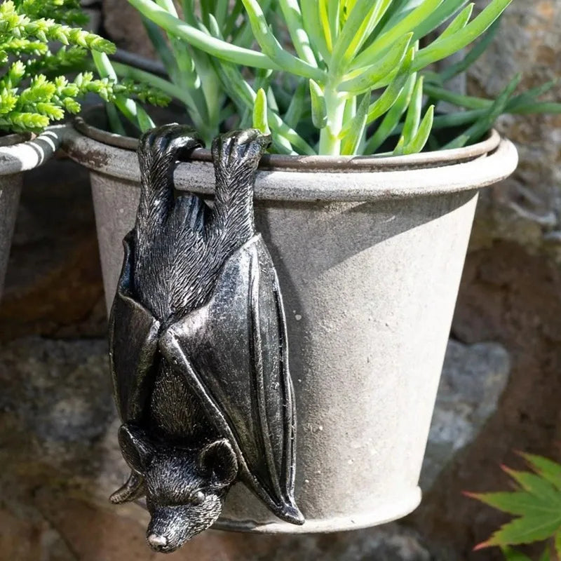 NNEOBA Resin Vampire Bat Statue Halloween Garden Decoration-2