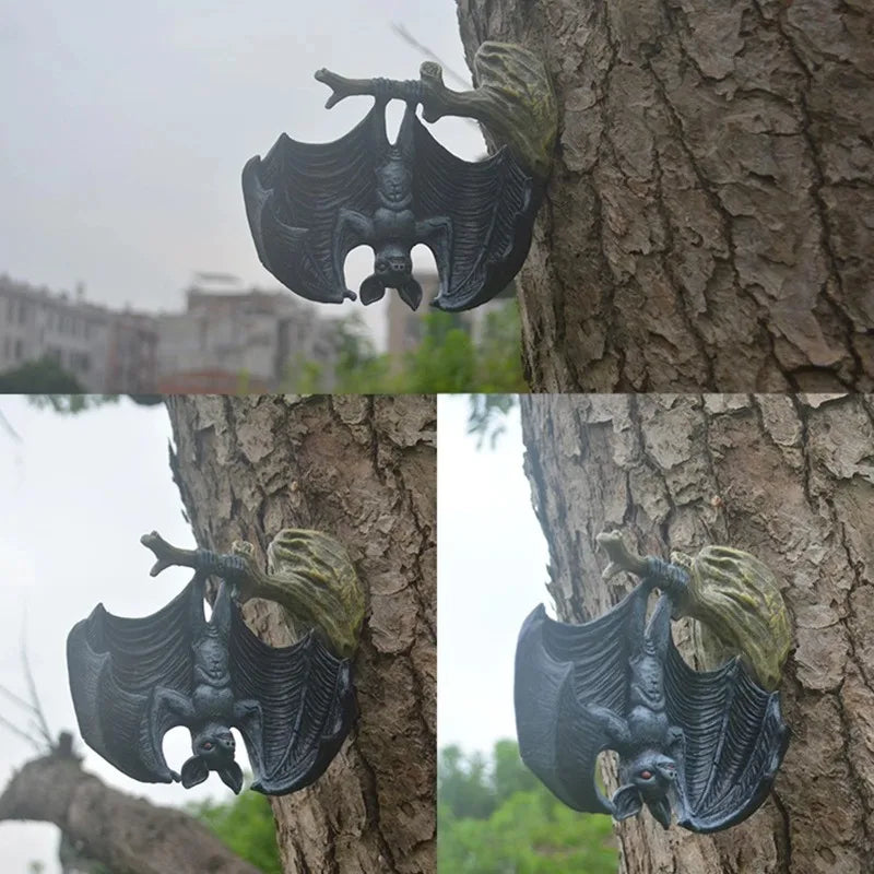 NNEOBA Resin Vampire Bat Statue Halloween Garden Decoration-3