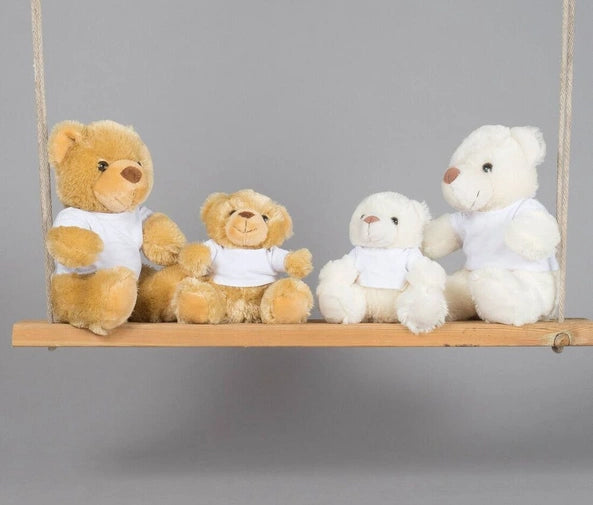 🧸 Knuffelbeer met eigen tekst – Gepersonaliseerd cadeau met hart - jvrmonkeydesign #