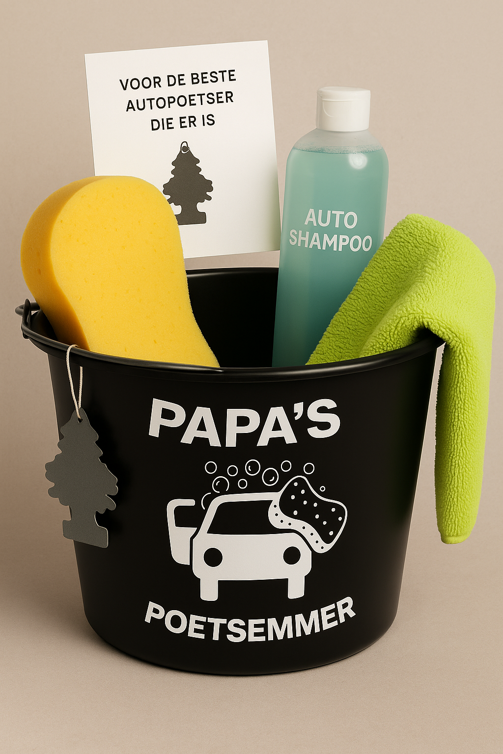 Papa's Poetsemmer – het ultieme Vaderdagcadeau voor autoliefhebbers - jvrmonkeydesign #