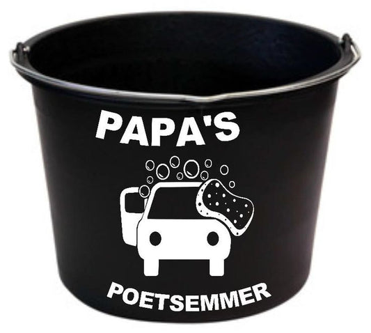 Papa's Poetsemmer – het ultieme Vaderdagcadeau voor autoliefhebbers - jvrmonkeydesign #