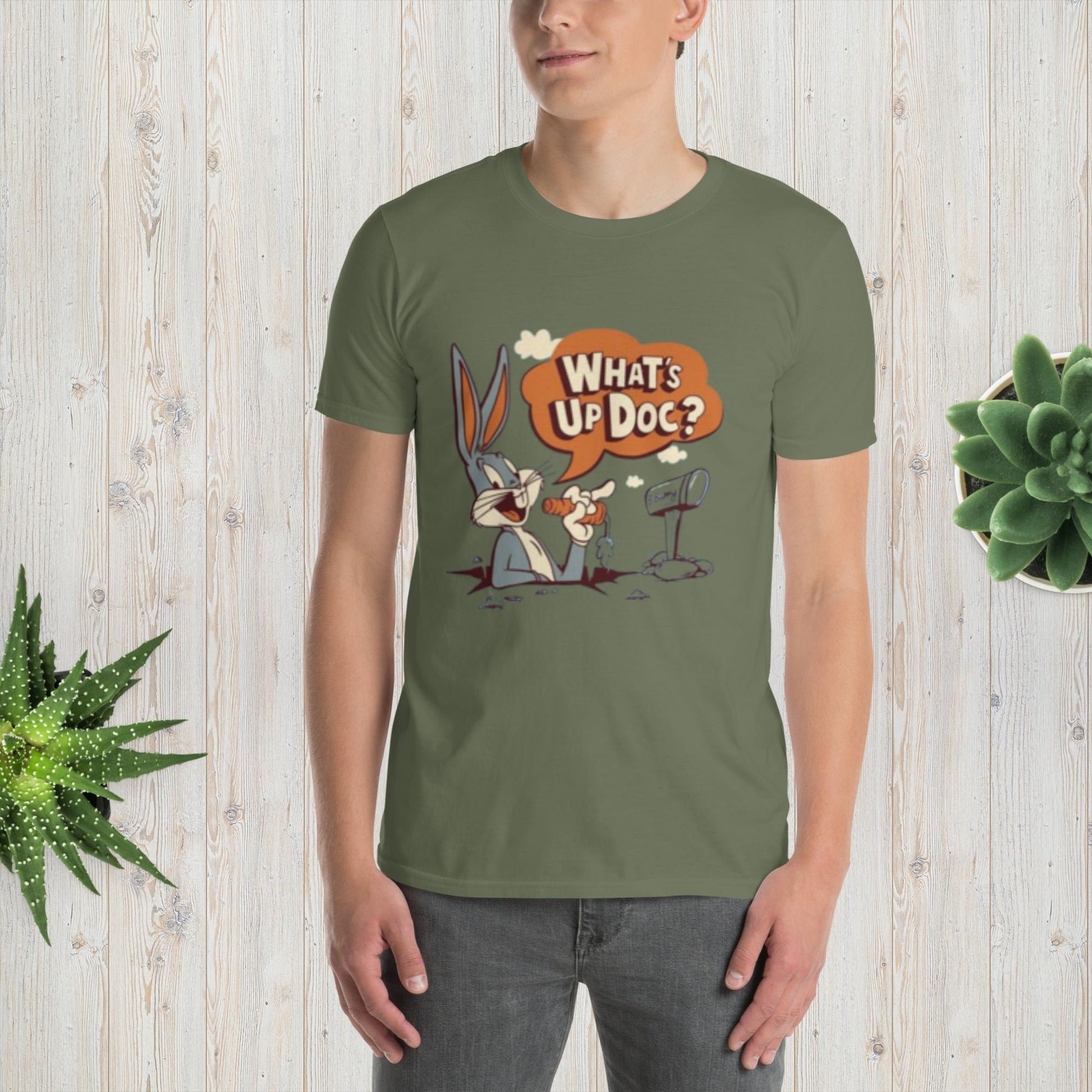 Uniseks T-shirt met korte mouw - jvrmonkeydesign #