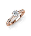 Elise Ring - Roségoud en kristal - jvrmonkeydesign #