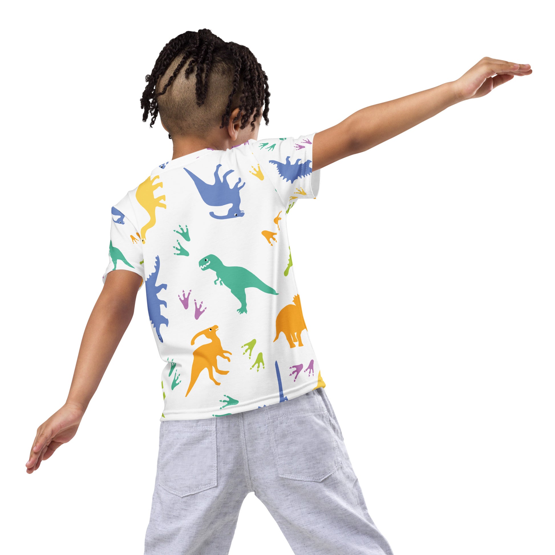 Kinder T-shirt ‘Dino Parade’ - jvrmonkeydesign #