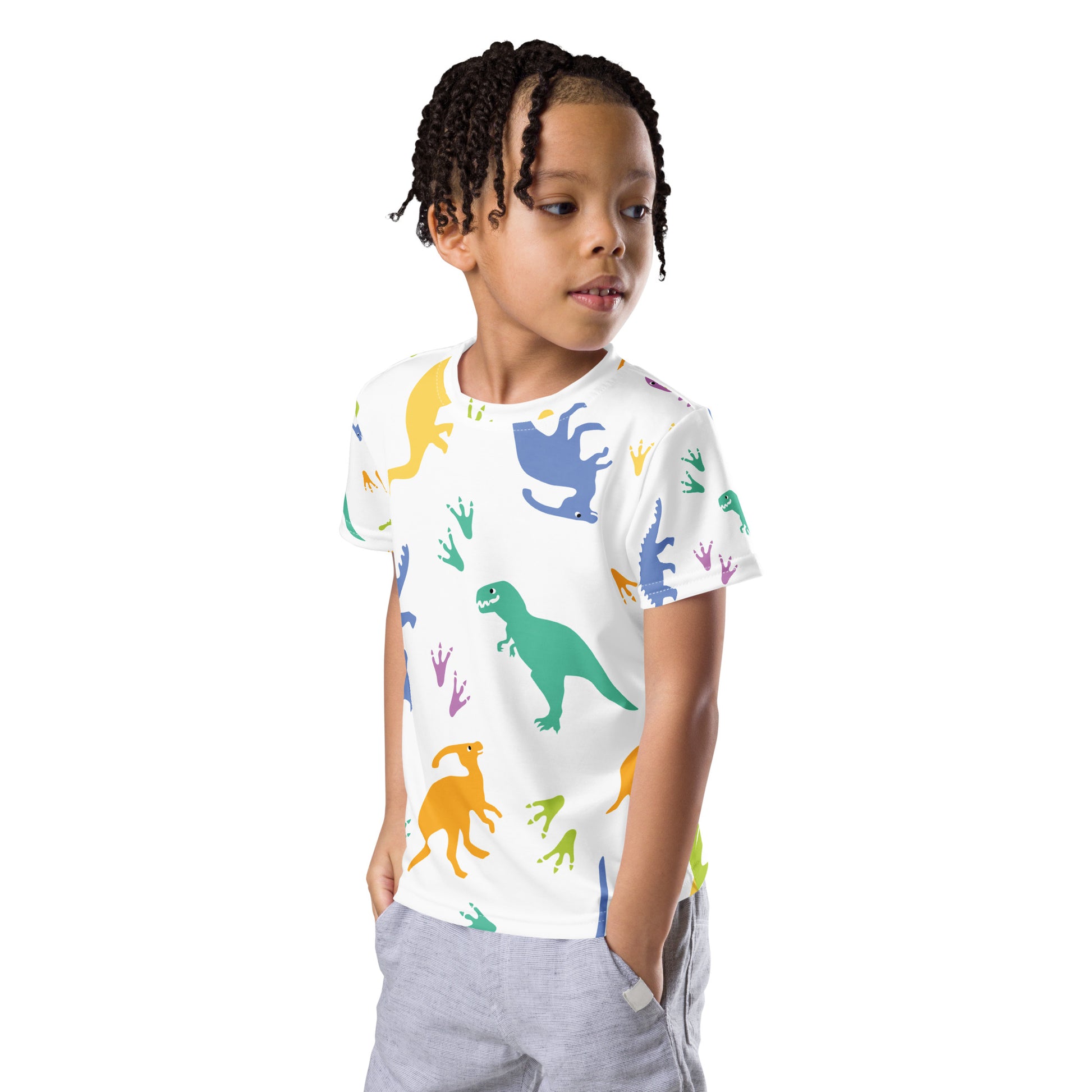 Kinder T-shirt ‘Dino Parade’ - jvrmonkeydesign #