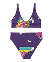 Gerecyclede bikini met hoge taille - jvrmonkeydesign #