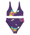 Gerecyclede bikini met hoge taille - jvrmonkeydesign #