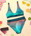 gerecyclede bikini met hoge taille - jvrmonkeydesign #