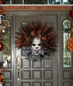 Halloween Krans met Jack-o’-Lantern & Vleermuizen – Spooky Wanddecoratie