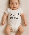 🍼 Romper – Eat Local - jvrmonkeydesign #