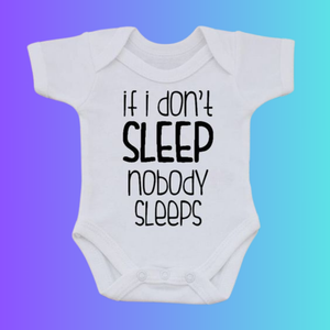 Romper – If I Don’t Sleep, Nobody Sleeps - jvrmonkeydesign #