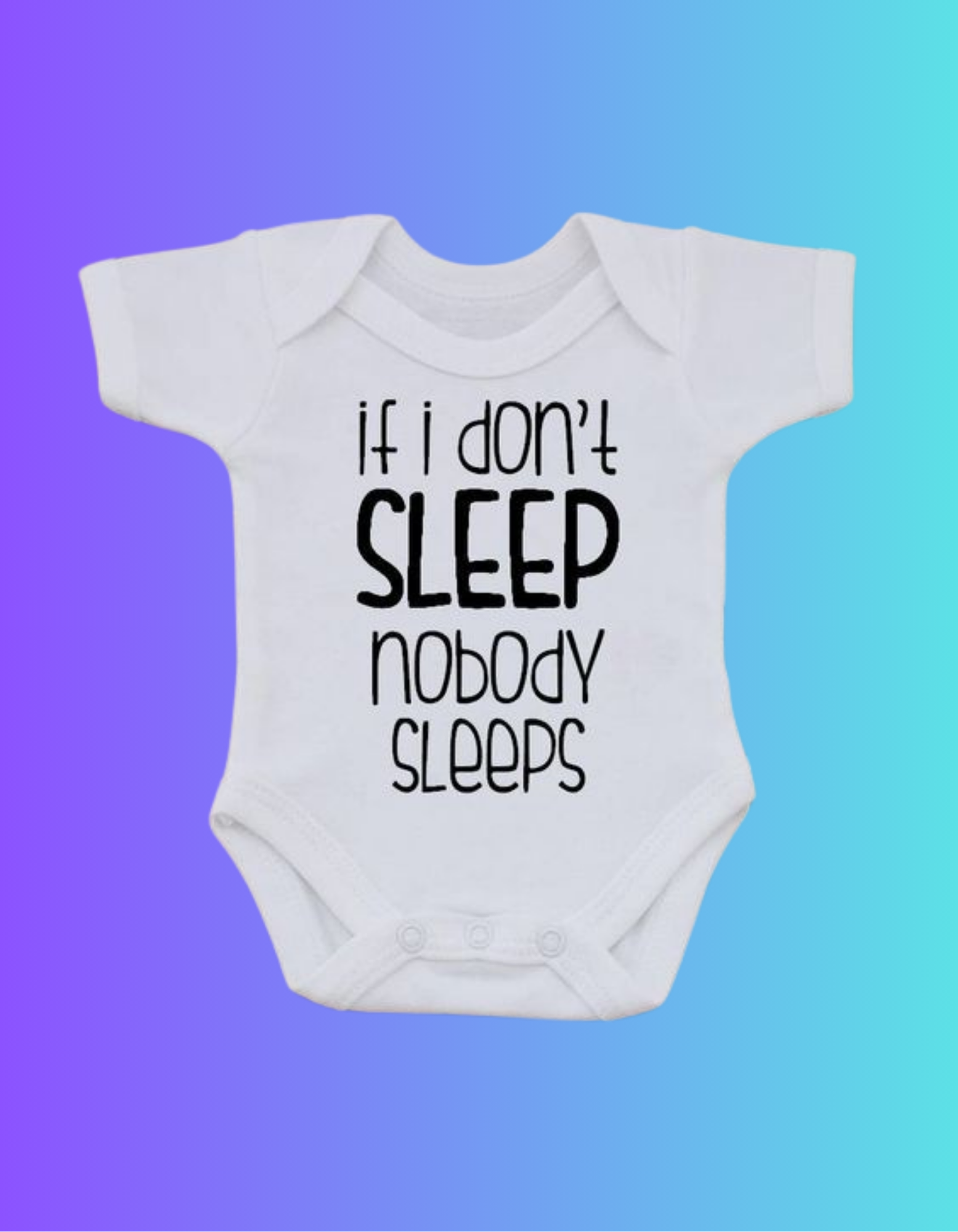 Romper – If I Don’t Sleep, Nobody Sleeps - jvrmonkeydesign #