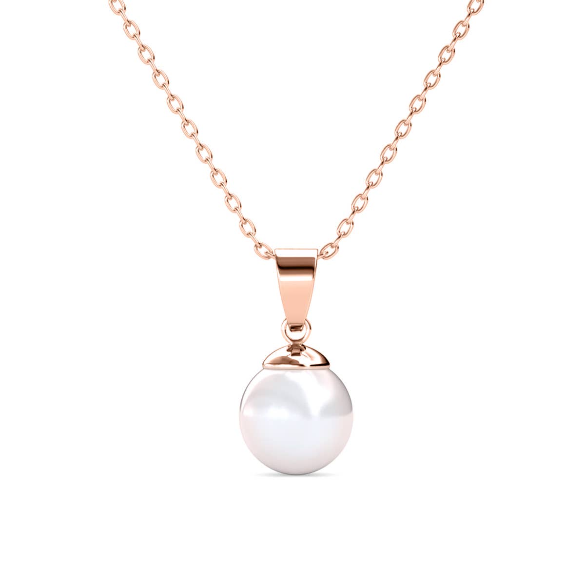 Mother of Pearl Trio Set - Roségoud en kristal - jvrmonkeydesign #