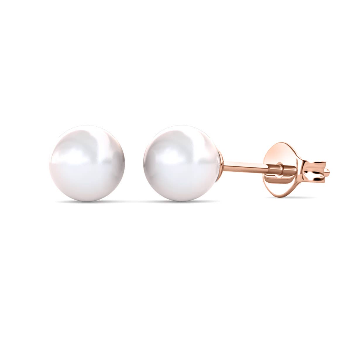 Mother of Pearl Trio Set - Roségoud en kristal - jvrmonkeydesign #