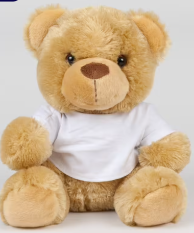 🧸 Knuffelbeer met eigen tekst – Gepersonaliseerd cadeau met hart - jvrmonkeydesign #