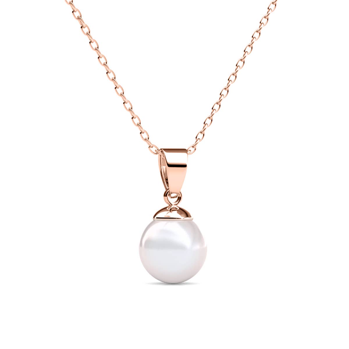 Mother of Pearl Trio Set - Roségoud en kristal - jvrmonkeydesign #