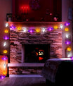 NNETM Halloween LED Pompoen & Vleermuis Slinger – String Lights